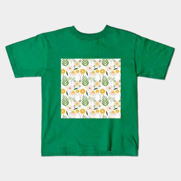 A wonderful wallpaper pattern Kids T-Shirt by AhMath